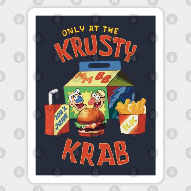 Krusty Krab Kiddie Meal Magnet by daniasdesigns